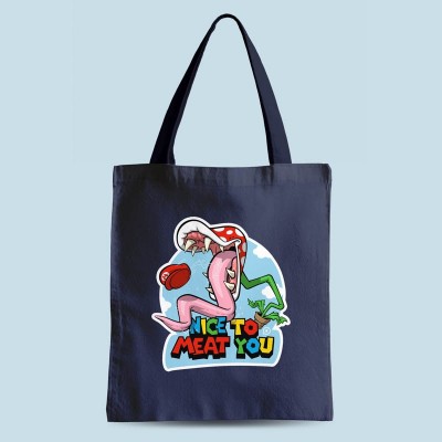 Tote bag Nice to meat you