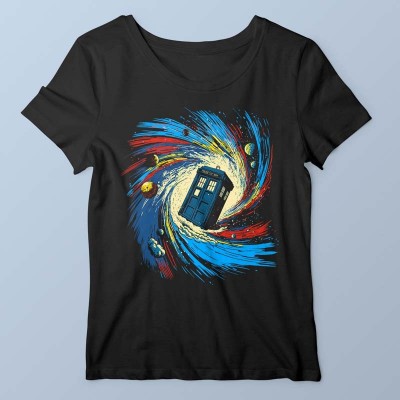 T-shirt Time and Space Vortex par Kharmazero