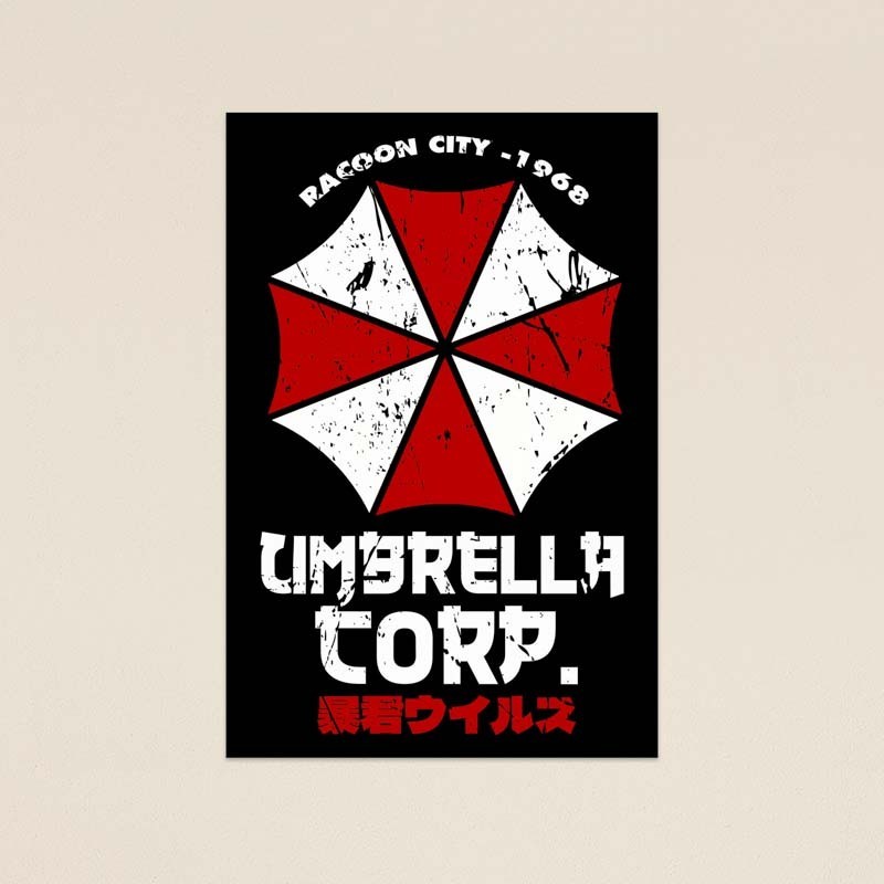 Affiche Umbrella Japan par Melonseta