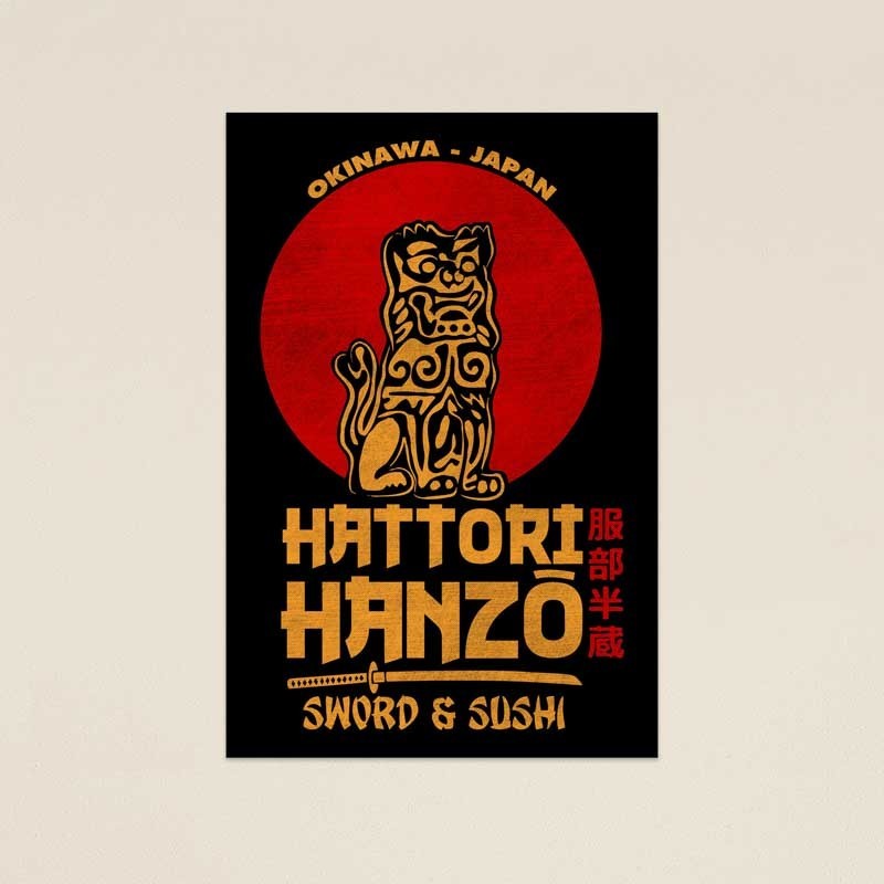 Affiche Hattori Hanzo par Melonseta