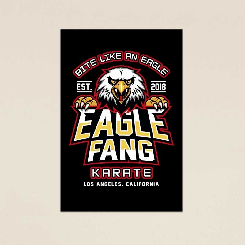 Affiche Eagle Karate Dojo par Olipop
