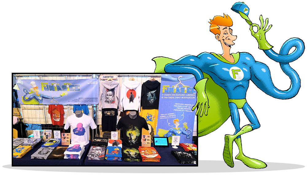 Stand Funtastee en salons et conventions